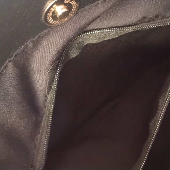 Liz Claiborne Black Geometric Tote - Picture 6 of 13